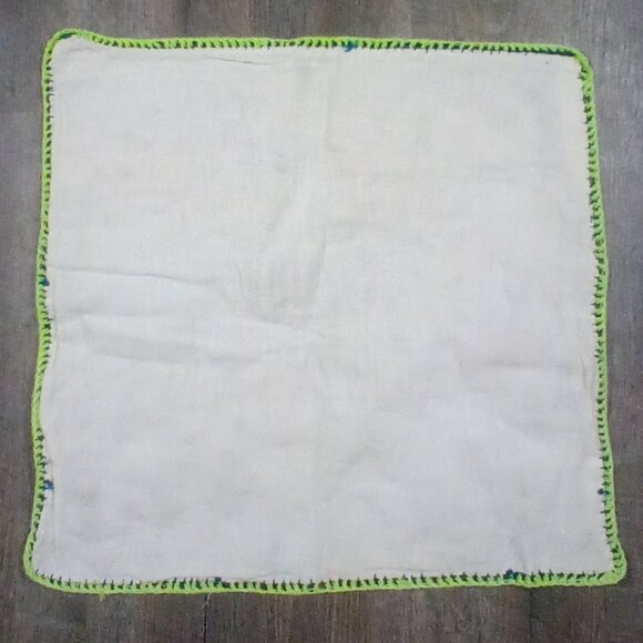 Vintage Fabric Arpillera 3D Folk Art Applique Taperstry Christmas Nativity Scene - Picture 4 of 4